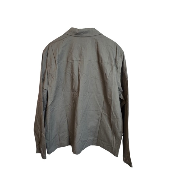 Skechers Men's Utility Jacket Green Full Zip Pockets Lightweight 2XL - Picture 6 of 14